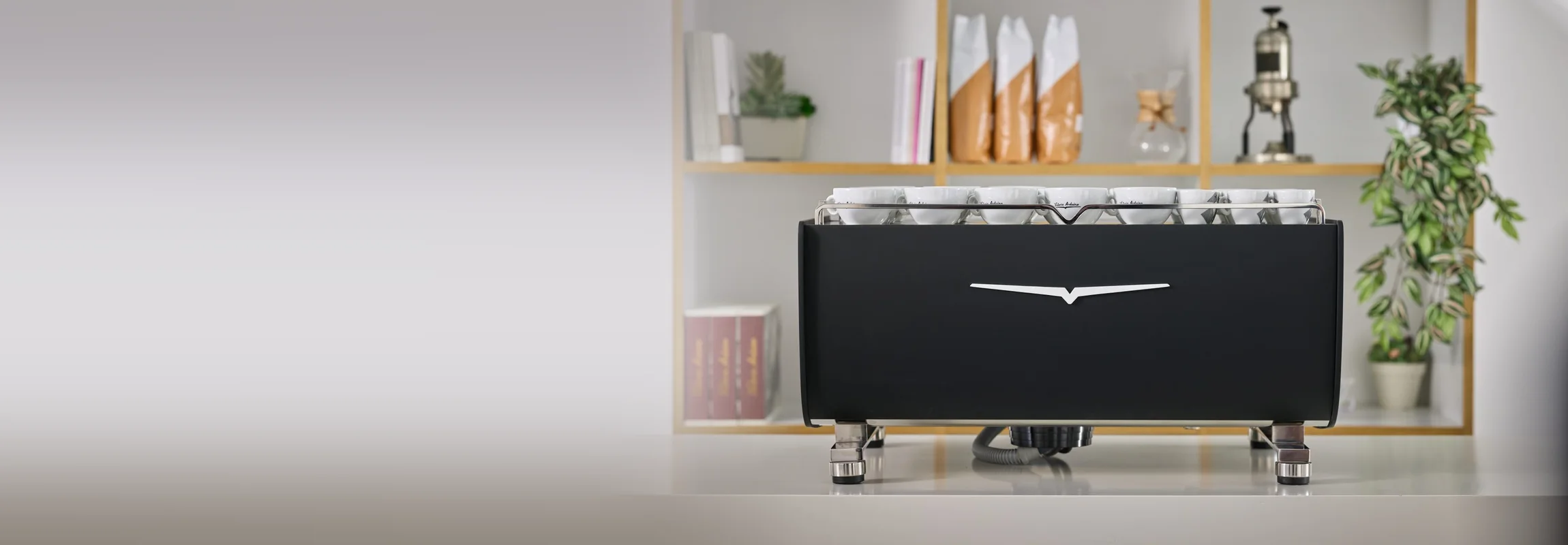 Professionelle Siebträger-Kaffeemaschine