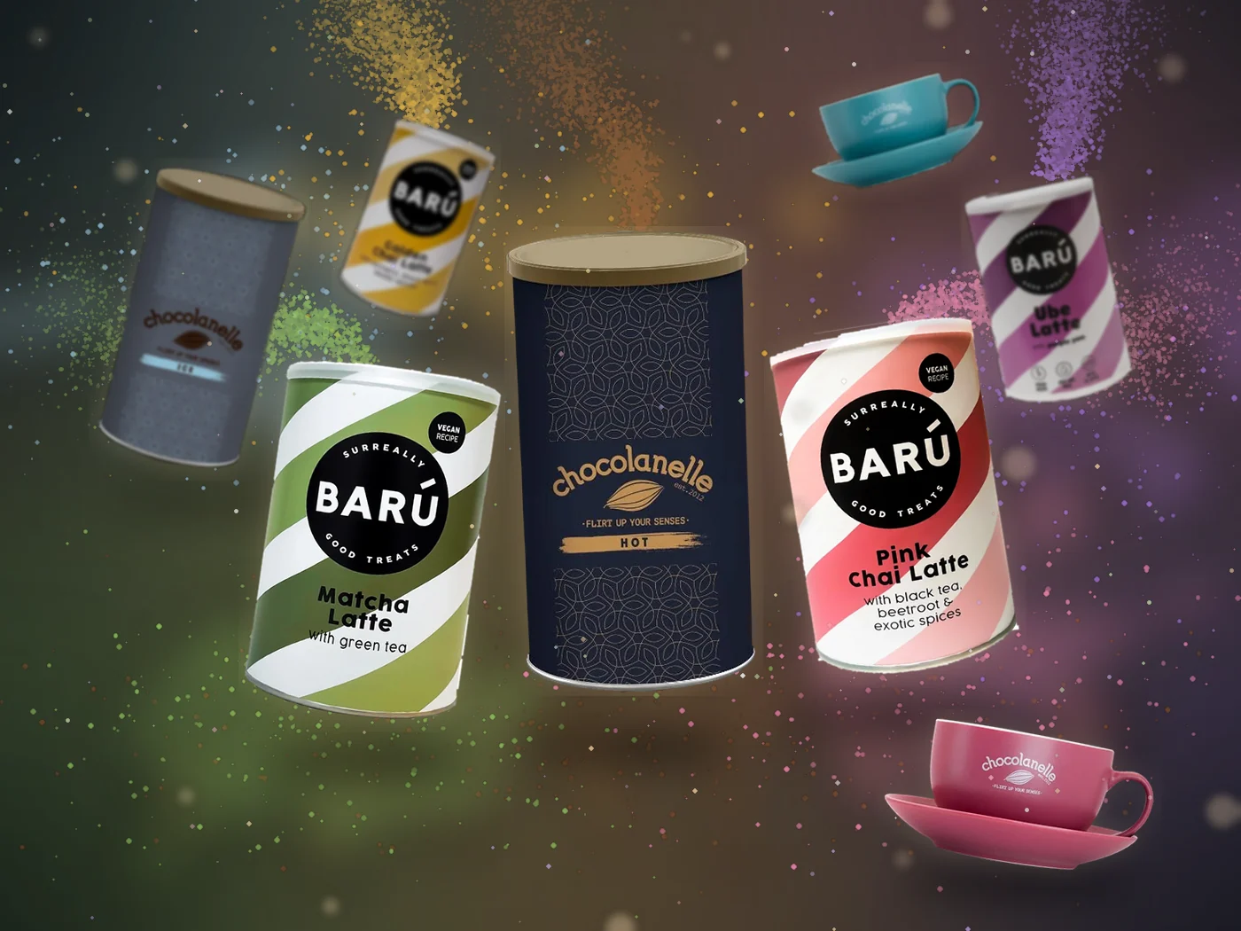 Chocolanelle und Barú Dosen